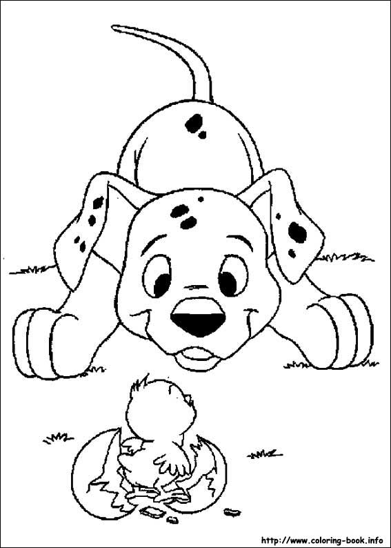 101 Dalmatians coloring picture